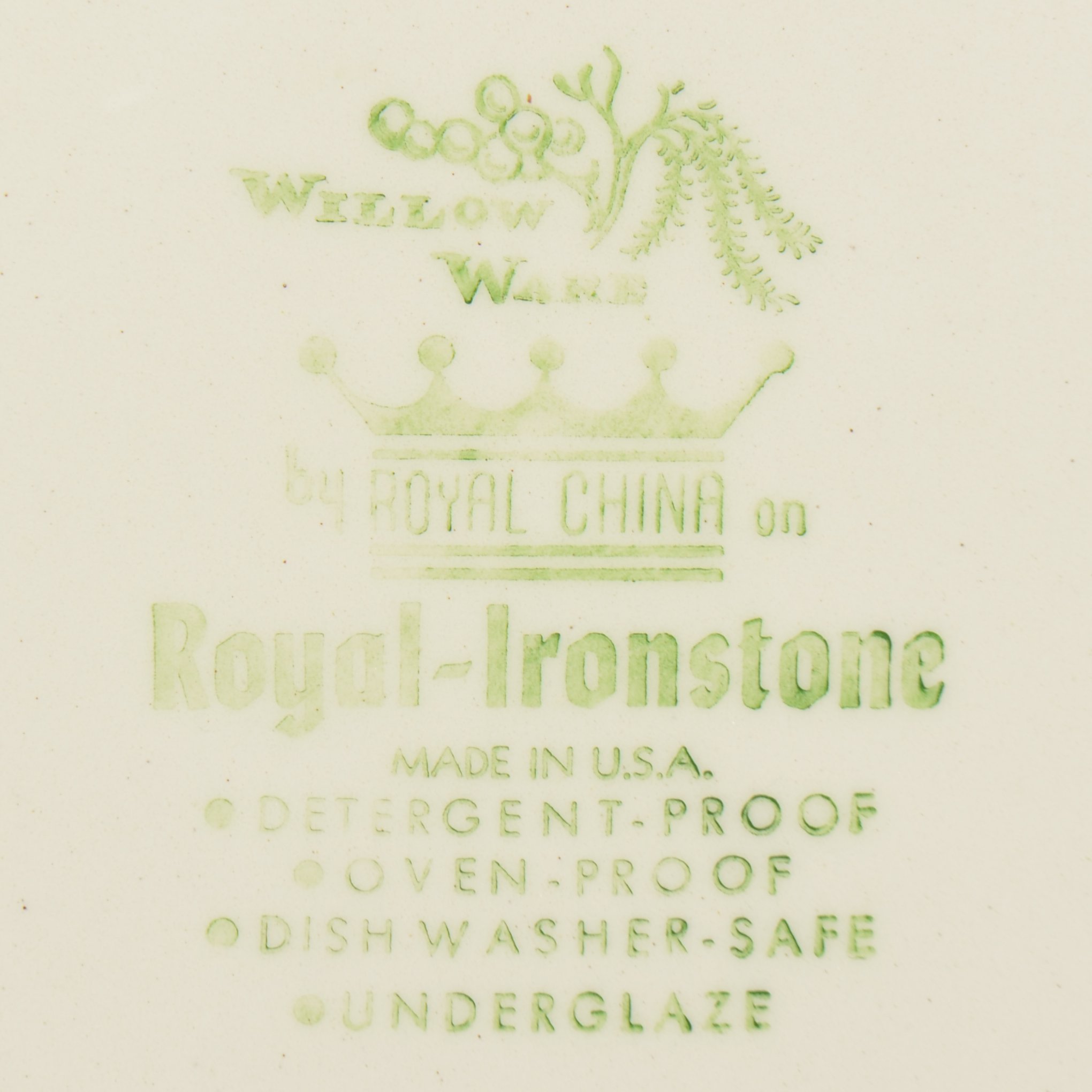 Royal - Blue Willow Pattern - Dinner Plate