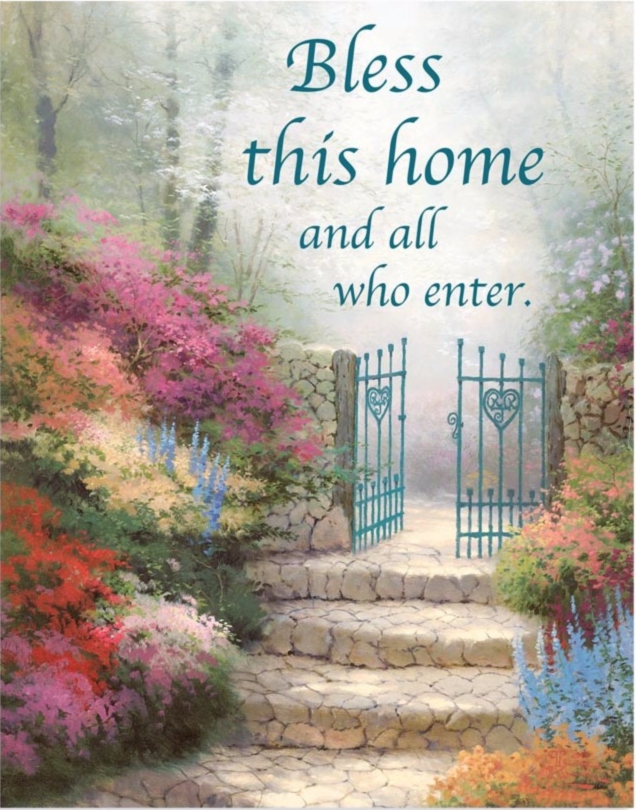 In God's Garden - Garden Flag - Garden Of Promise - Thomas Kinkade Artwork