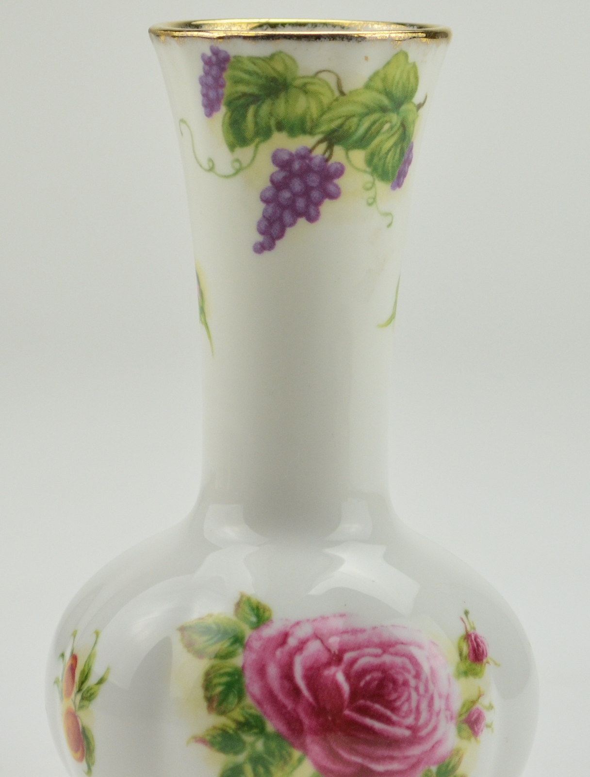 Royal Albert 6 Bud Vase - Harvest Rose - Bone China - Made In England 1994