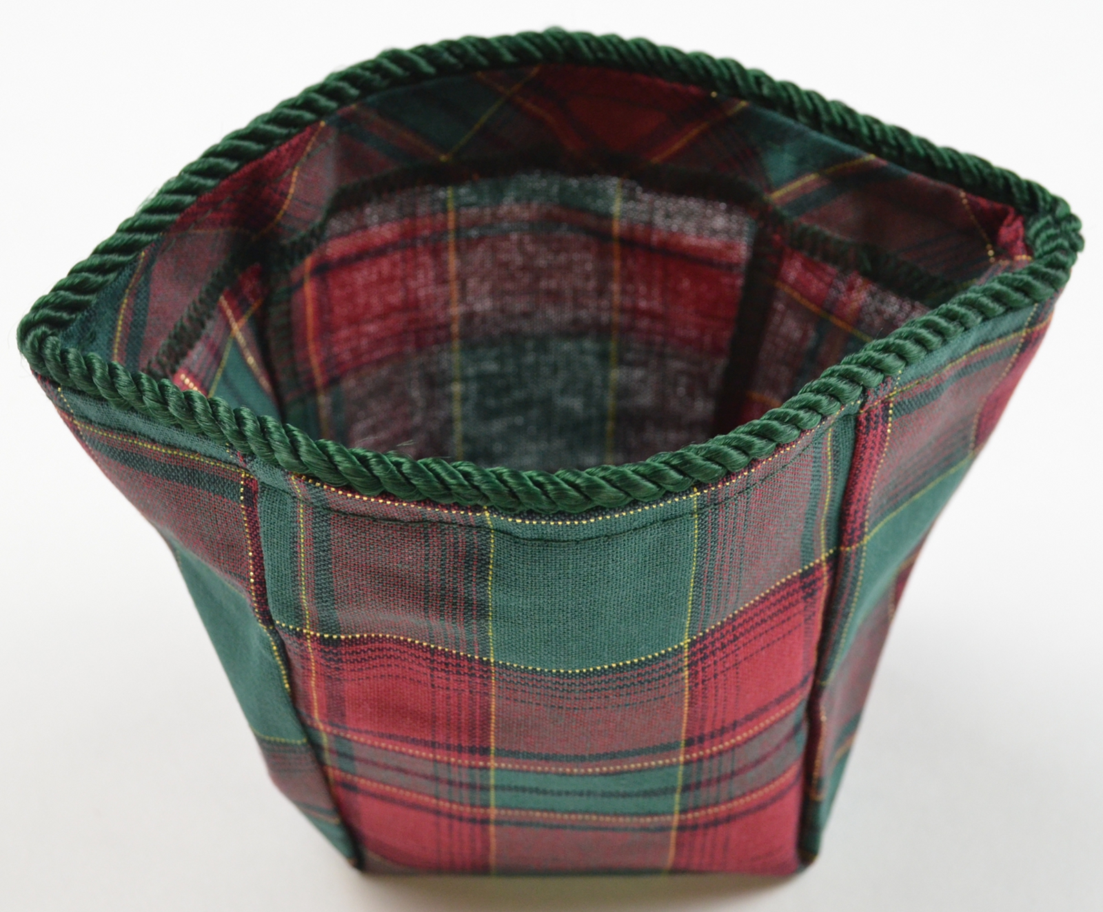 Longaberger Chives Basket Liner Evergren Plaid