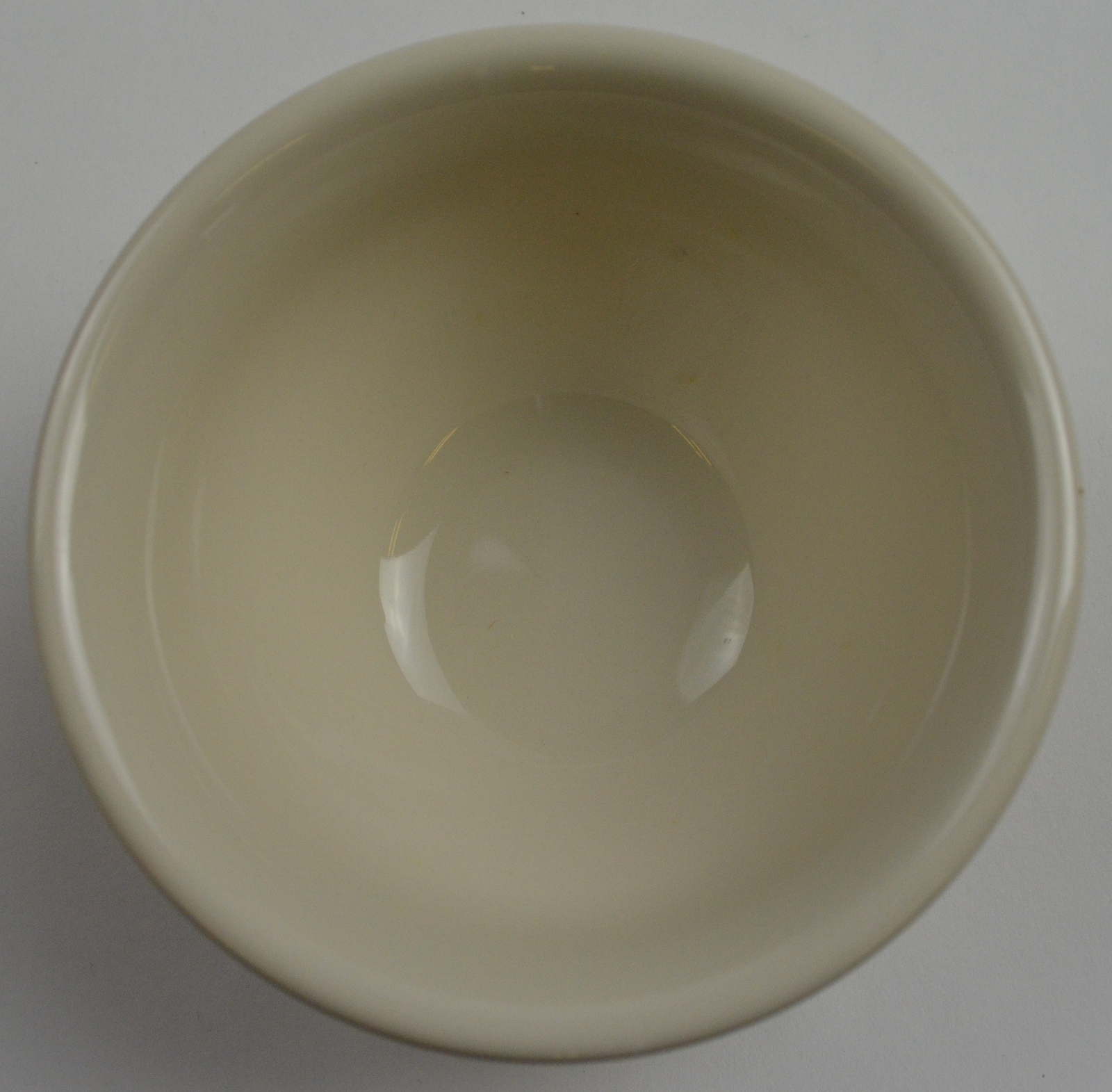 Longaberger Pottery Woven raditions Ivory Pattern - Dessert Bowl - 4.25 Wide