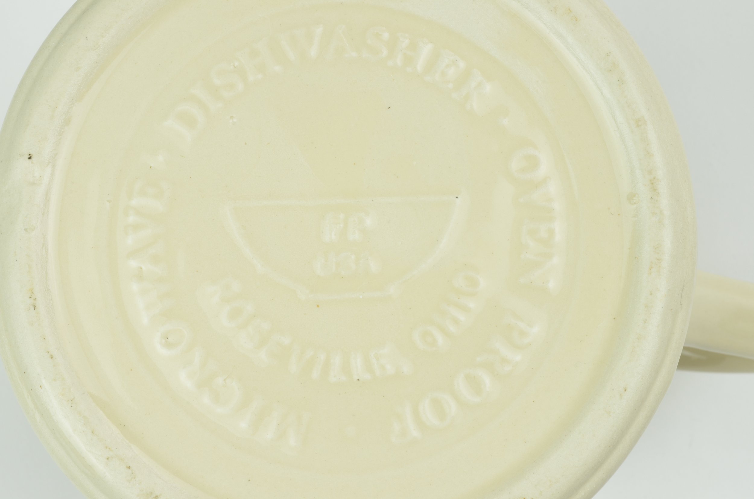 Friendship Pottery - Blue Stripe Pattern - 64 Ounce Pitcher