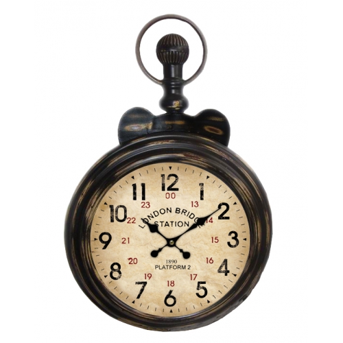 Large Hanging Clock | London Bridge Station Clock, Pocket Watch Clock