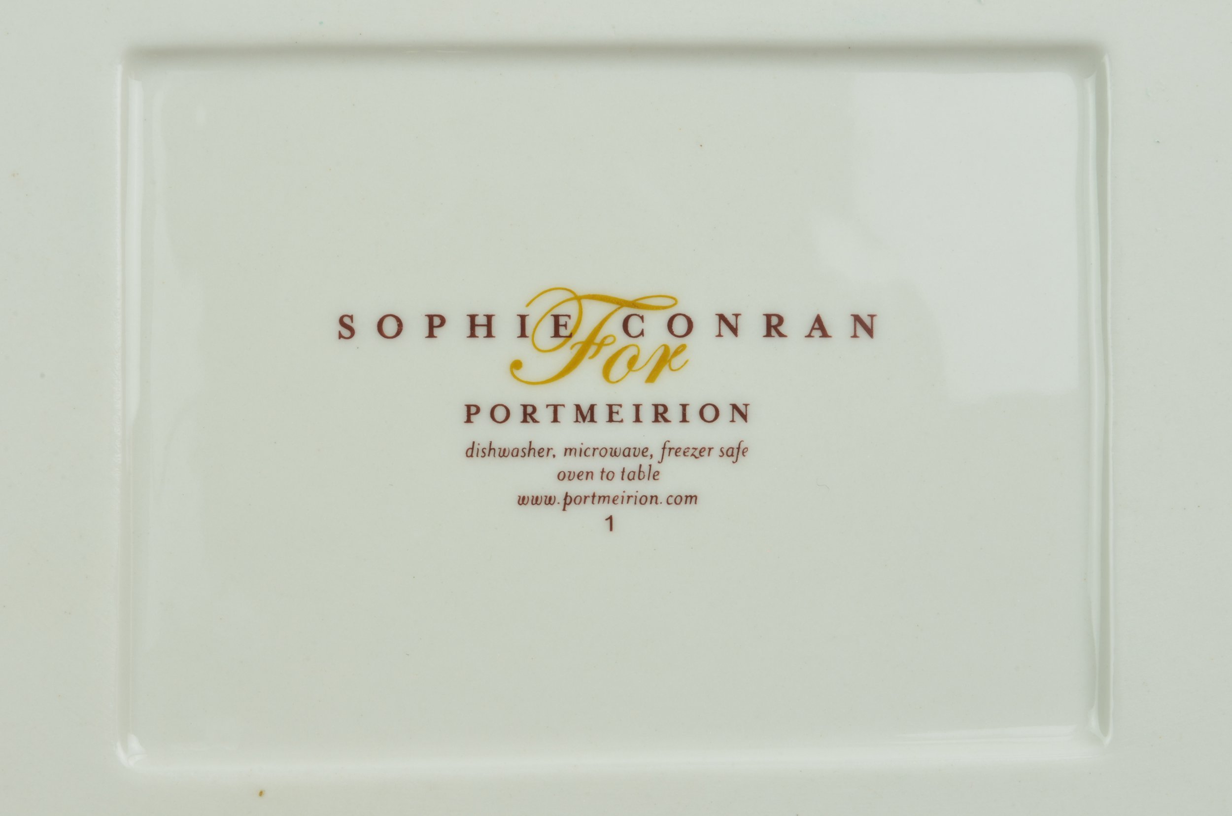 Portmeirion - Sophie Conran White Pattern - Medium Lasagne Roaster