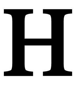 Letter H Small
