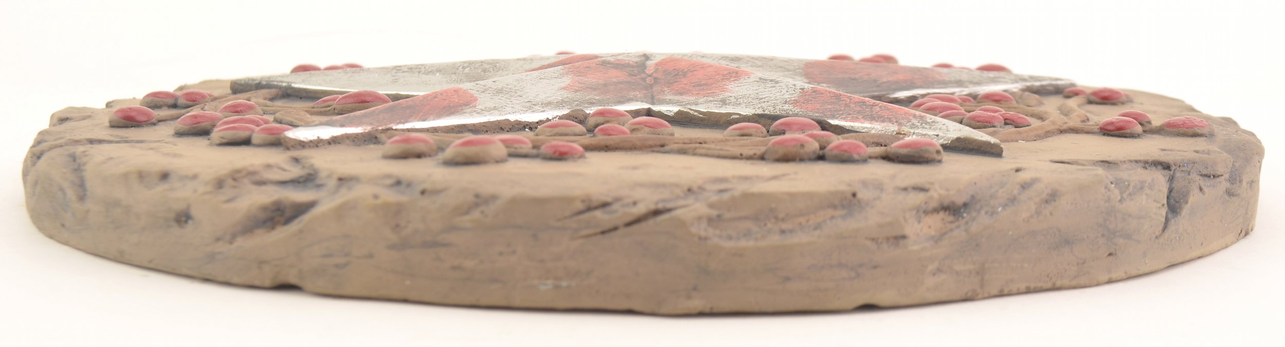 Carson Home Accents - Cement Stepping Stone / Plaque - Star & Berry