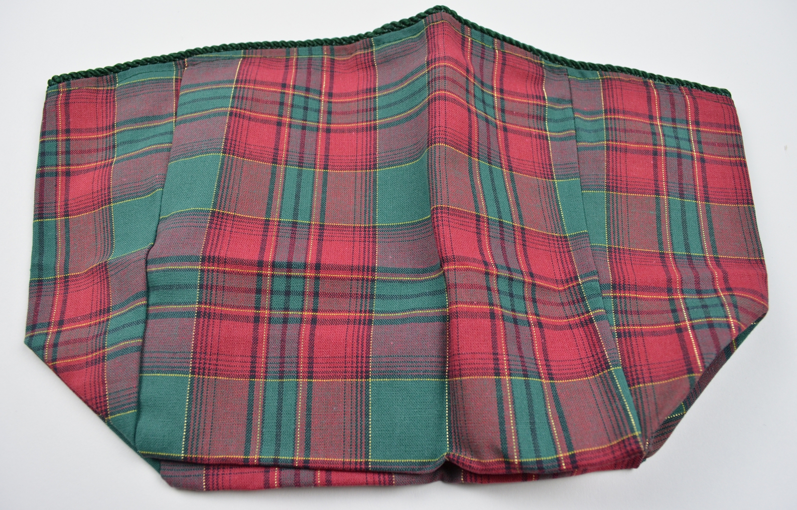 Longaberger Recipe Basket Liner Evergreen Plaid