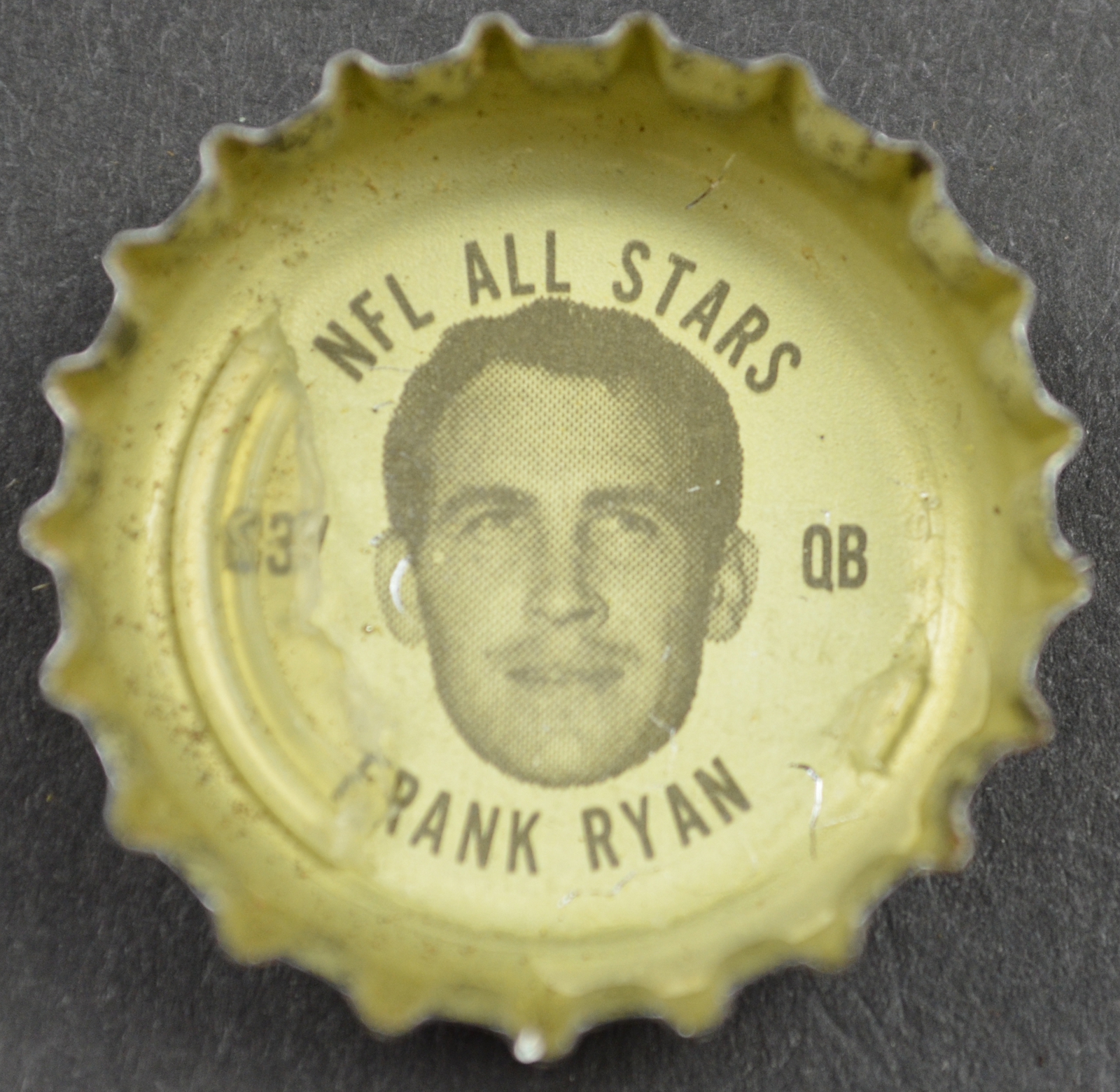 Coca Cola Coke, Bottle Caps, Cleveland Browns, Frank Ryan