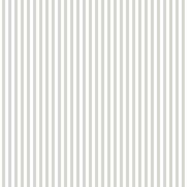 6mm Stripe Wallpaper Grey, White Norwall Wallcovering SY33961